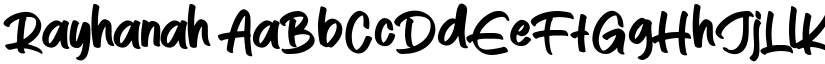 Rayhanah font