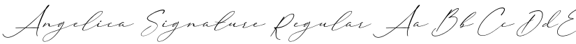 Angelica Signature font download