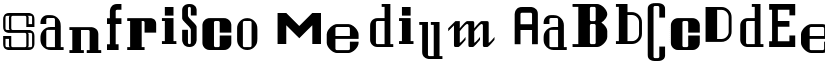 Sanfrisco font download