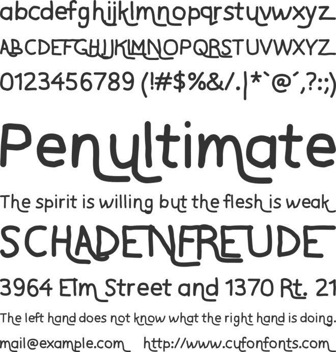 Fairymental Stash font preview