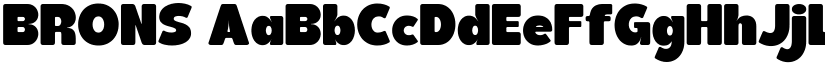 BRONS font download