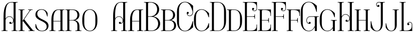 Aksaro font