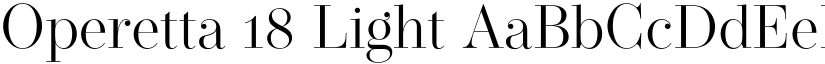 Operetta 18 font download