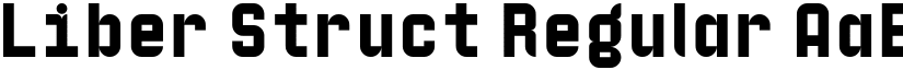 Liber Struct font download