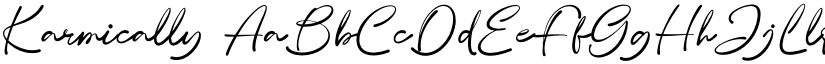 Karmically font