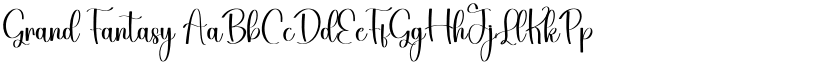 Grand Fantasy font
