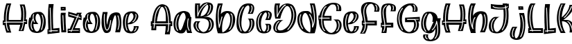 Holizone font download