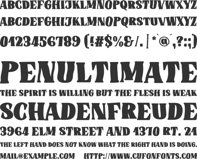 Start Dance font preview