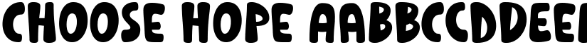 Choose Hope font download