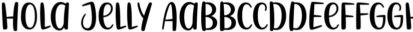 Hola Jelly font