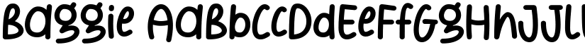 Baggie font