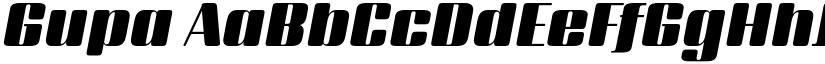 Gupa font