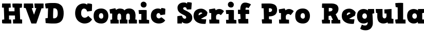 HVD Comic Serif Pro font download