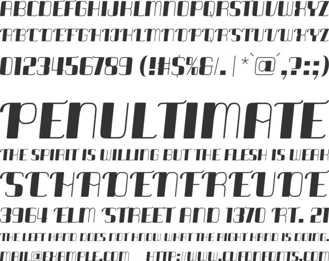 Achieve Dreams Solid font preview