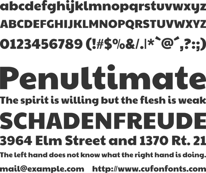 Paytone One font preview