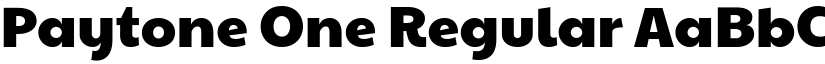Paytone One font download