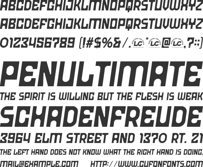 Neotokyo font preview