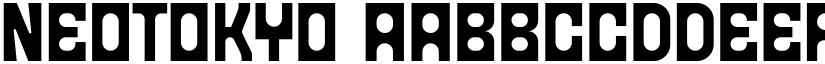 Neotokyo font