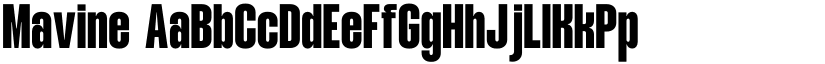 Mavine font