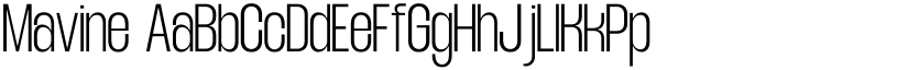 Mavine font