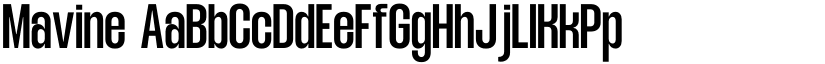 Mavine font