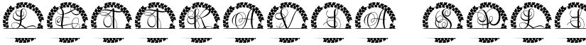Lettravia Split Monogram font