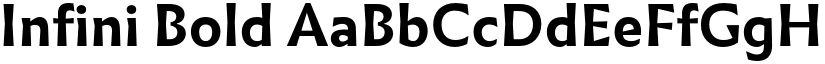 Infini Bold font