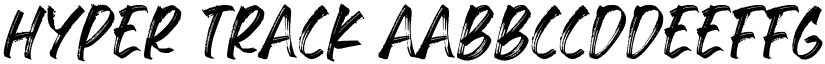 Hyper Track font