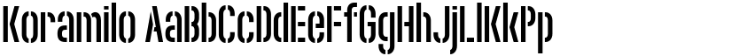 Koramilo font