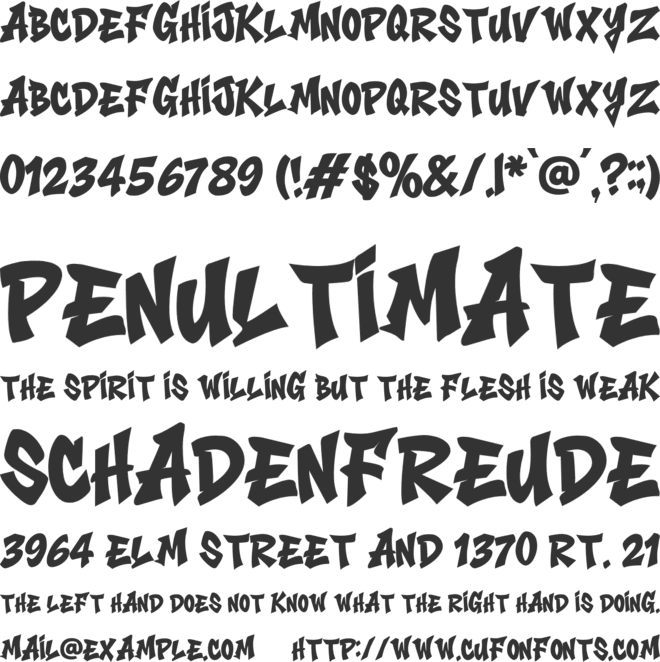 Ganker Storm font preview