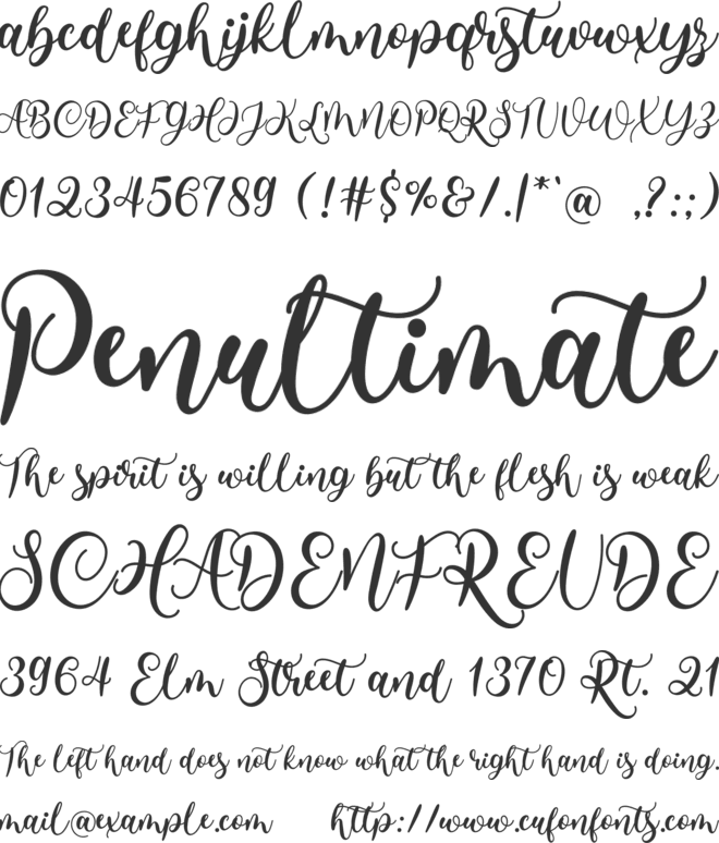 Christmas Script Air font preview