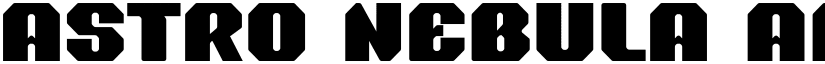 Astro Nebula font