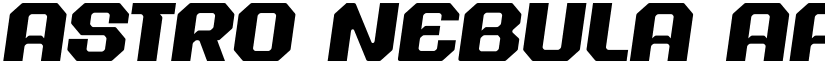 Astro Nebula font