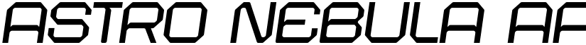 Astro Nebula font