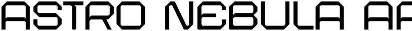 Astro Nebula font