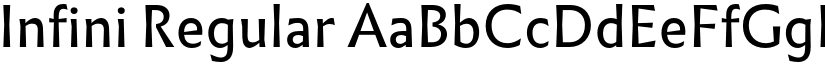 Infini Regular font