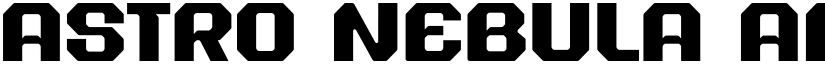 Astro Nebula font download