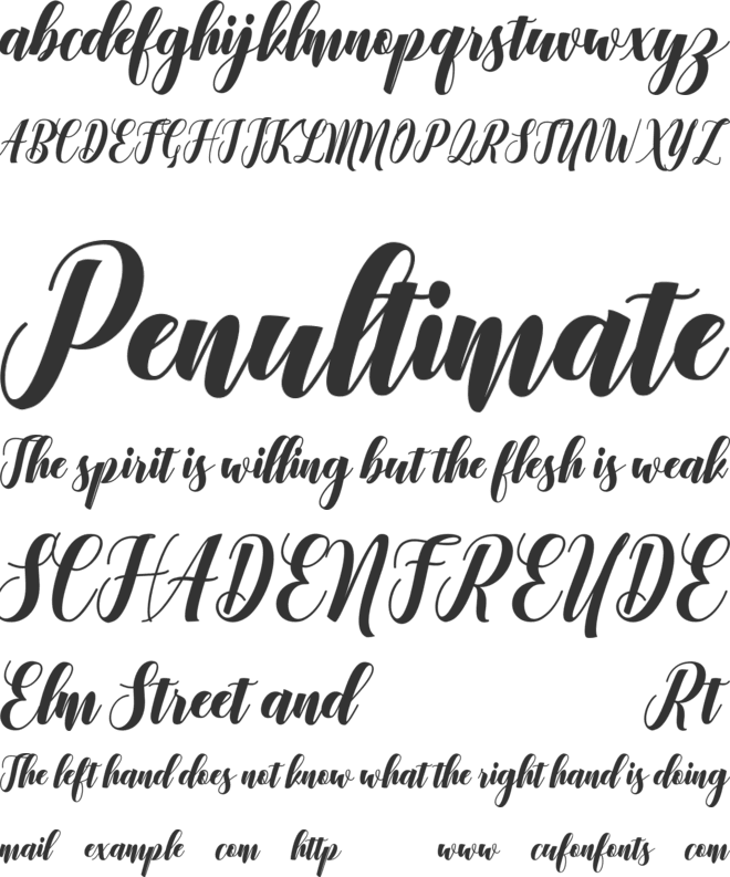 Lovaria Font font preview