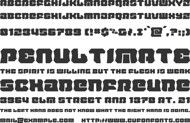 Krieger Bell font preview