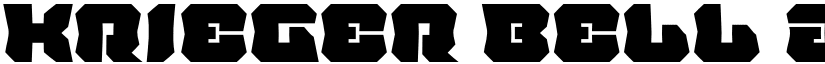 Krieger Bell font download