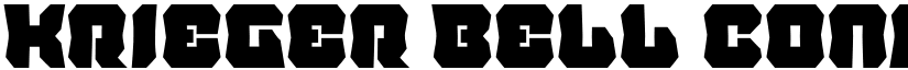 Krieger Bell Condensed font