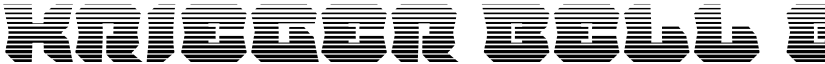 Krieger Bell Gradient font