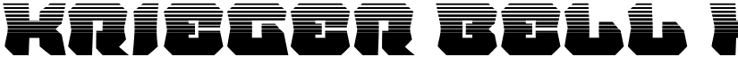 Krieger Bell Halftone font