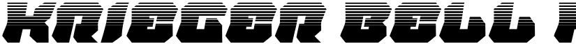 Krieger Bell Halftone Italic font