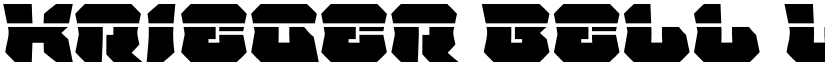 Krieger Bell Laser font