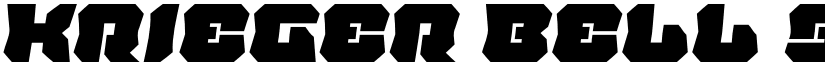 Krieger Bell Semi-Italic font