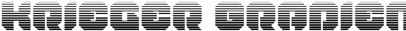 Krieger Gradient font