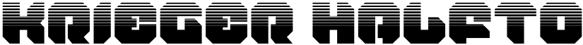 Krieger Halftone font