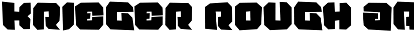Krieger Rough font
