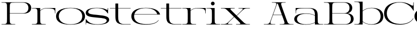 Prostetrix font